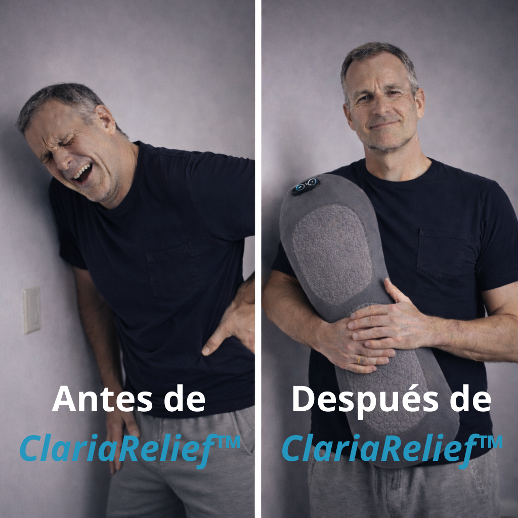 ClariaRelief™ – Masajeador Triple Fusión