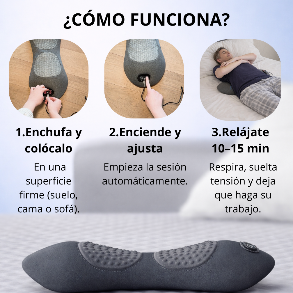 ClariaRelief™ – Masajeador Triple Fusión